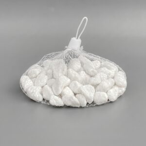 decorative white pebble stones