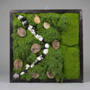 Forest Trail - Premium Moss wall frame art for interior wall decor