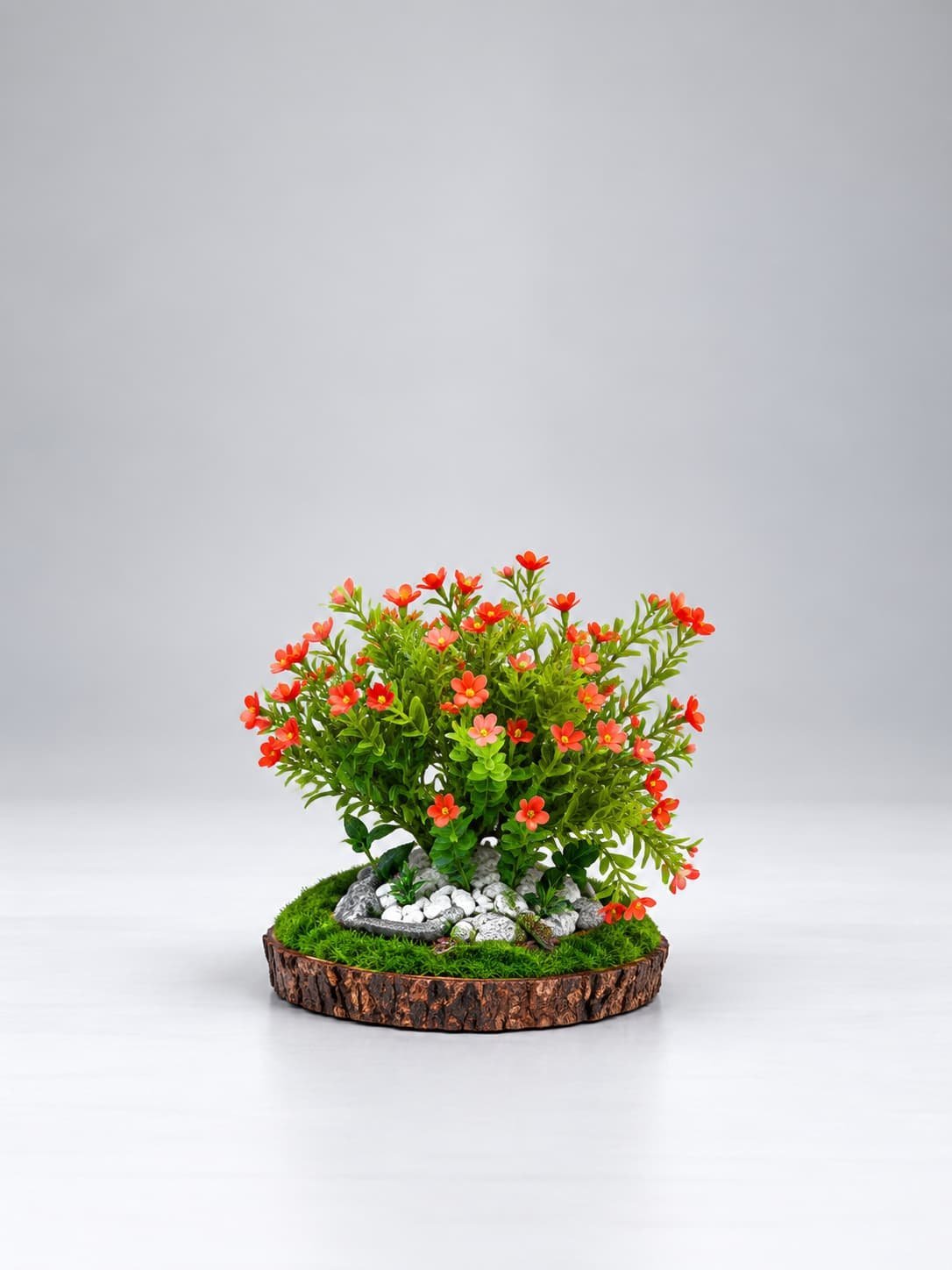Miniature-Orange-Flower-Tree-Planter.jpg Artificial Vine Tabletop Flowers 30cm | Decorative Flowers Nigeria - Image 1